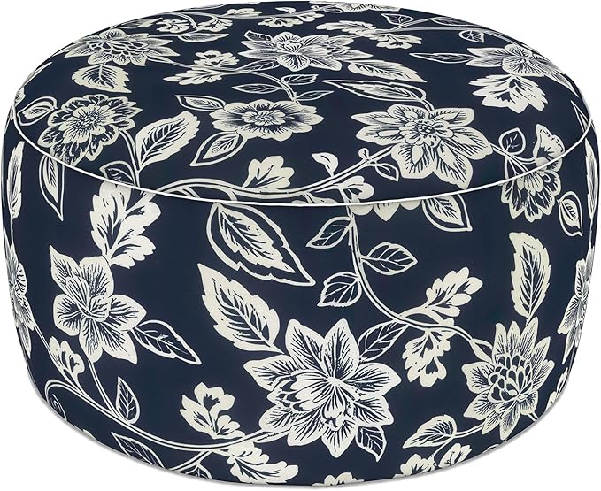 LVTXIII Indoor/Outdoor Extra Large Inflatable Ottoman Pouf D31 x H14 Inch by LVTXIII