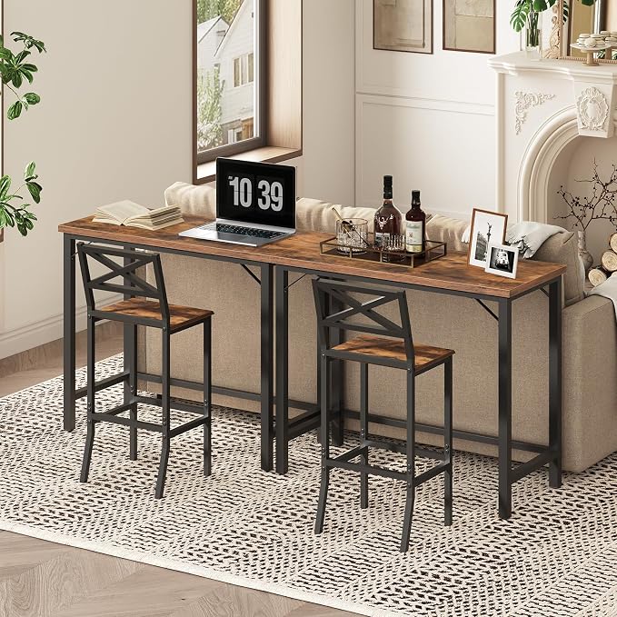 Narrow Bar Table, 63-Inch Pub Table - Image 2