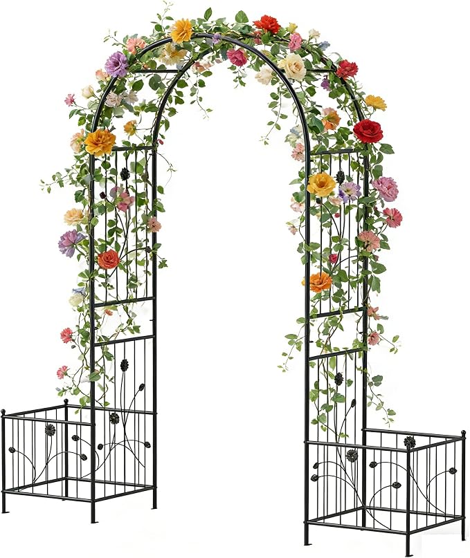 COSTWAY 2-in-1 Garden Arbor by COSTWAY