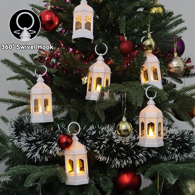 LLQ 8Pcs Mini Moroccan Lantern Decor - Image 7