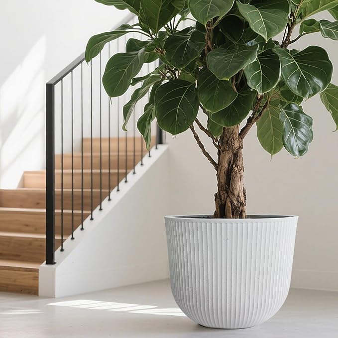 WORTH Garden Round Large Planter Pot 1-Pack - Image 4