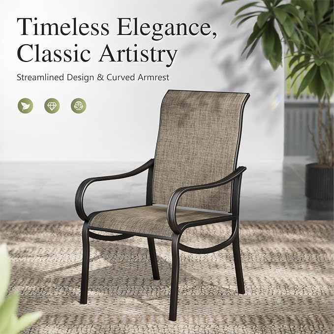 Sophia & William Patio Dining Set Outdoor Dining Set - Image 3