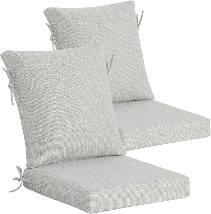 Goodgoods 20 x 42 Outdoor Patio Chair Cushion 2-Pack, 1000+Hours Fade-Resistant by Goodgoods