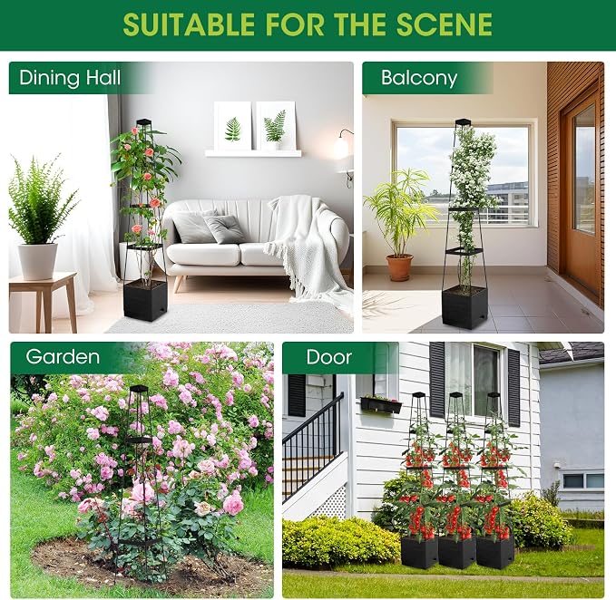 MQFORU 2Pack Raised Garden Bed Planter Boxes - Image 9