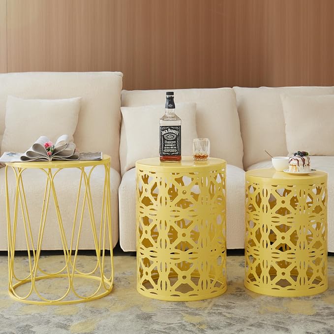 Y&M Set of 3 Stacking Coffee Table - Image 8