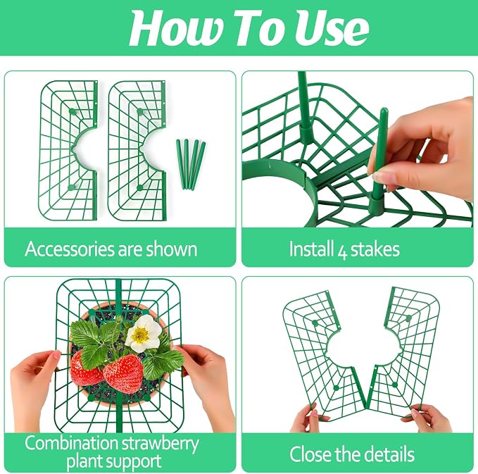 4 Sets Strawberry Plant Supports - Image 3