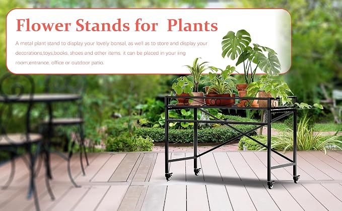 Zhongma Sturdy Metal Plant Stand - Image 6