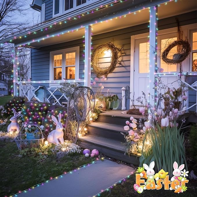 JMEXSUSS 200 LED Easter Lights Outdoor Indoor - Image 4