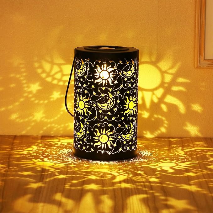 Outdoor Solar Lanterns Garden Decor Hanging Solar Lantern Lights Waterproof - Image 6