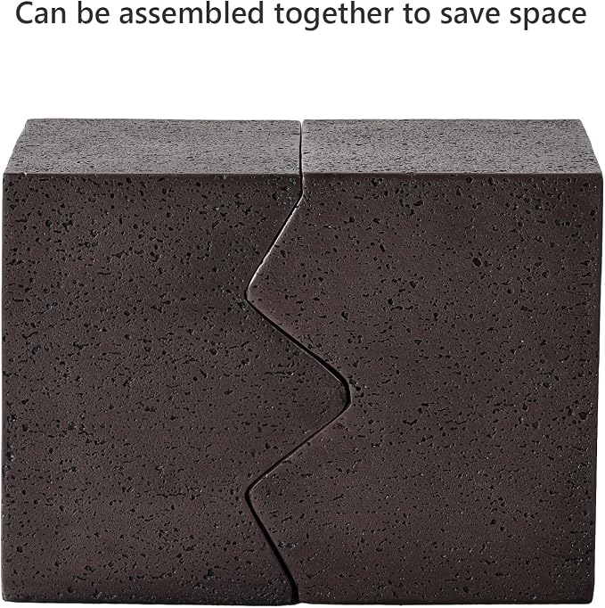 COSIEST Concrete Side Table, Decorative Garden Stools - Image 6