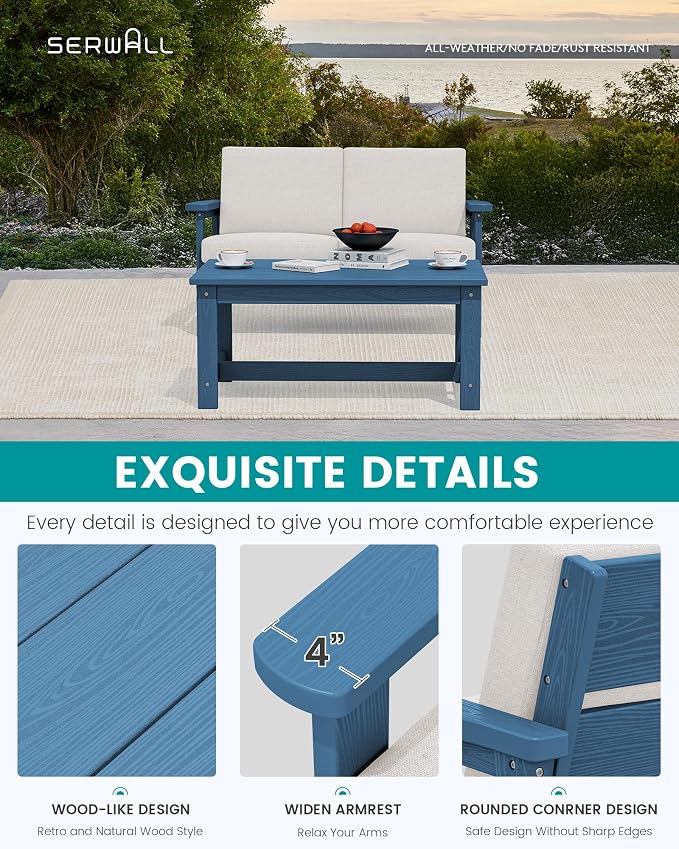 SERWALL Outdoor Loveseat - Image 4