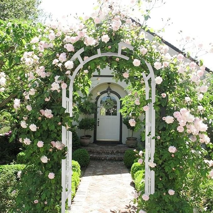 Outvita PVC Garden Arbor, Arch Trellis - Image 7