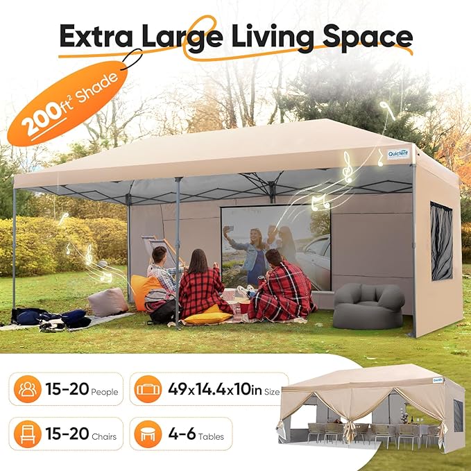 Quictent 10x20 Pop up Canopy - Image 3