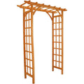 Sunnydaze 78-Inch Wooden Garden Arbor Walkway Wedding Arch by SunnydazeDecor