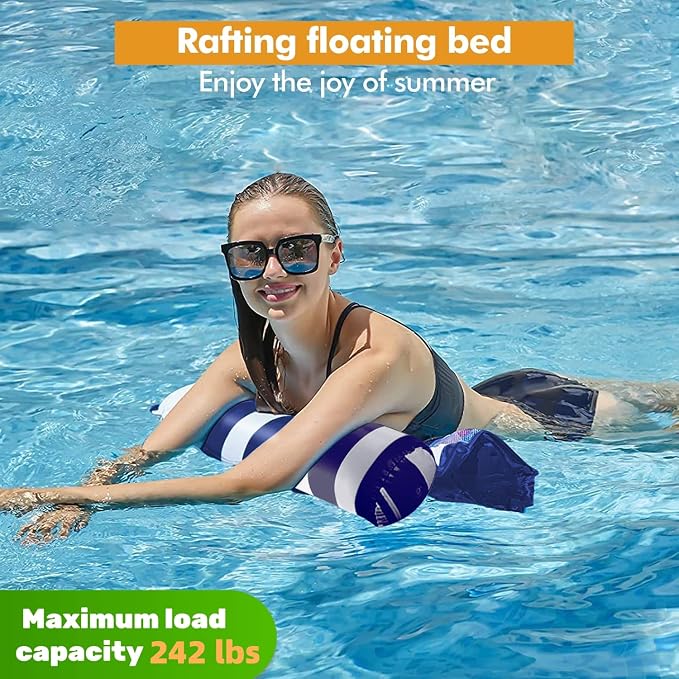 4 Pack Upgrated XL Water Pool Floats, 4-in-1 Multi-Purpose Water Pool Float - Image 3