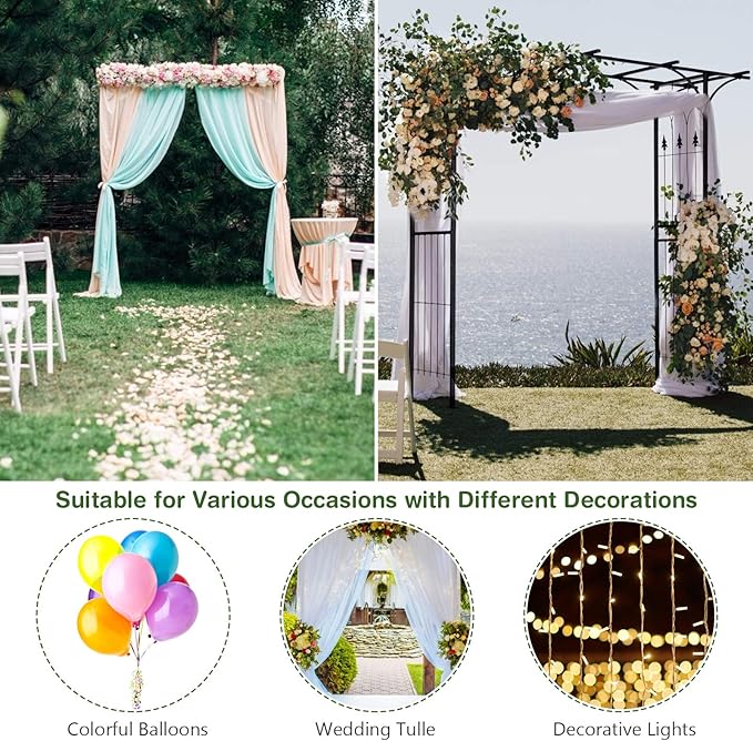 Giantex Garden Arbor Wedding Arch - Image 6