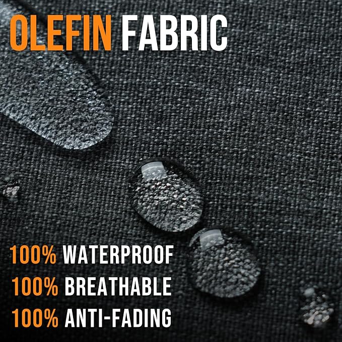 Outdoor Water-Resistant Olefin Chaise Lounge Cushions - Image 4