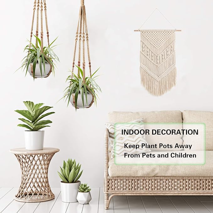 Augshy 2 Pcs Plant Hangers Hanging Plant Holder - Image 5