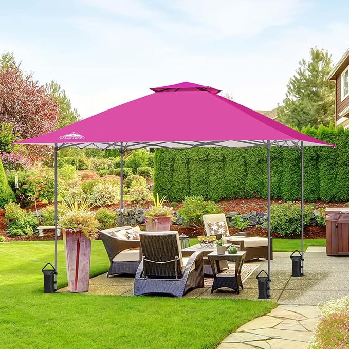 EAGLE PEAK 13x13 Straight Leg Pop Up Canopy Tent Instant Outdoor Canopy Easy - Image 5