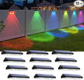 Solar Fence Lights Outdoor by LIANGLOME