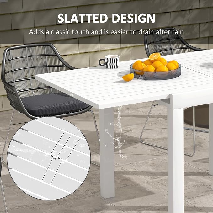 Outsunny Expandable Patio Dining Table - Image 6