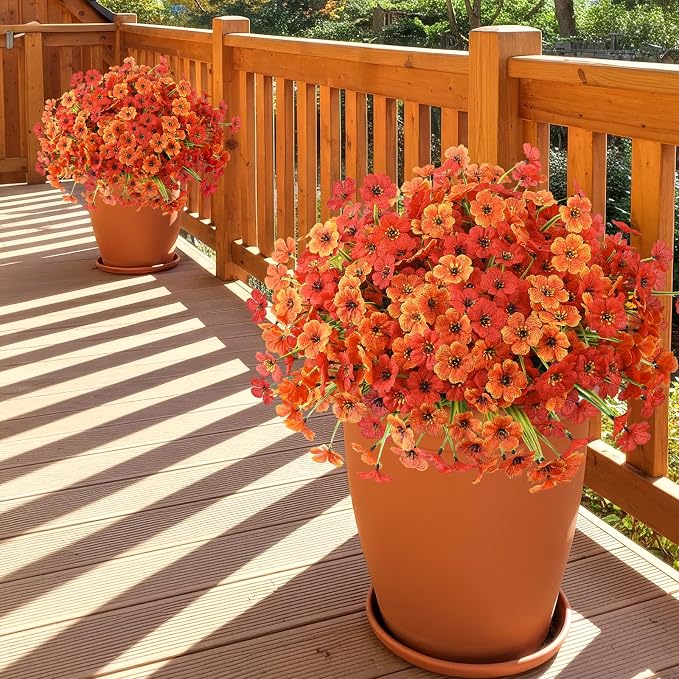 MACTING 24 Bundles Artificial Fall Flowers - Image 6