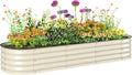 Outsunny 6.5' x 2' x 1' Galvanized Raised Garden Bed Kit, Outdoor Metal by Outsunny