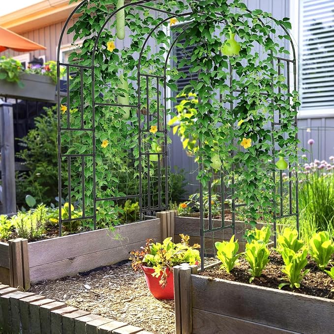 DoCred Large Garden Arch Trellis - Image 5