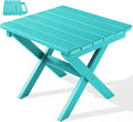 SERWALL Adirondack Side Table, No Assembly Outdoor End Table, HDPE Small by SERWALL