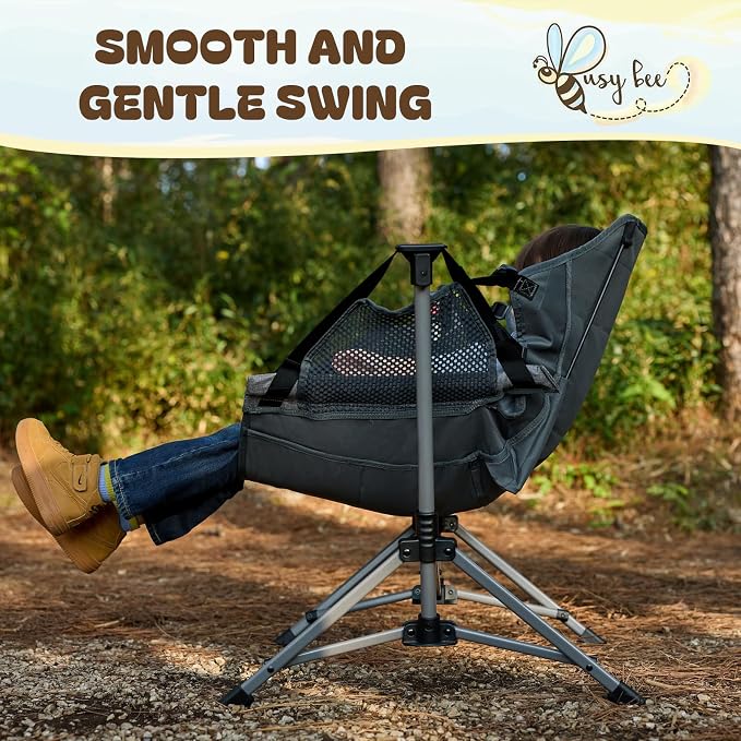 BusyBee Hammock Camping Chairs for Kids, Folding Kids Chair - Image 7