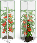 2 Pcs Garden Bird Netting for Triangle Plant Cage, Tomato Trellis Insect Bird by PurpleStar