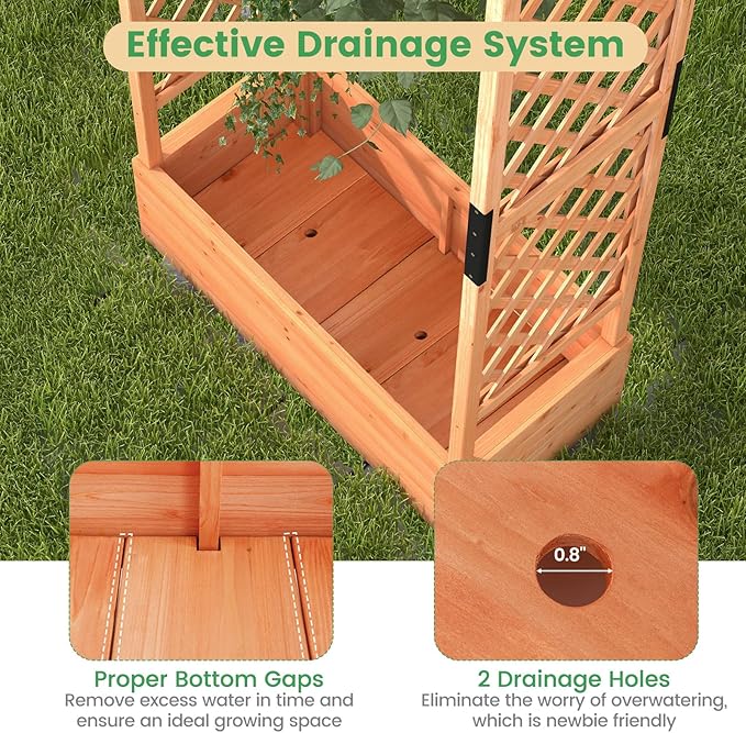 Giantex 2 Pcs Raised Garden Bed - Image 6