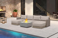 PURPLE LEAF Patio Furniture Set 6 Pieces Patio Seating Sofas by PURPLELEAF