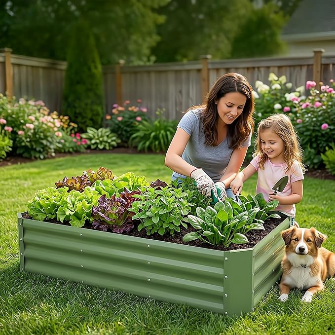 INNO STAGE Galvanized Raised Garden Bed Kit, Rust-Resistant & Easy Assembly - Image 8