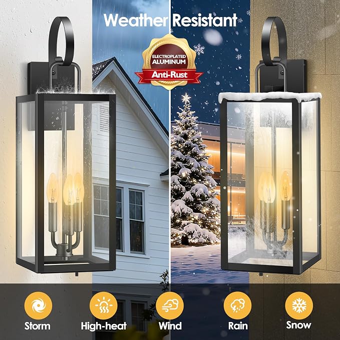 25'' Extra Large Exterior Lighting Fixtures - Image 7