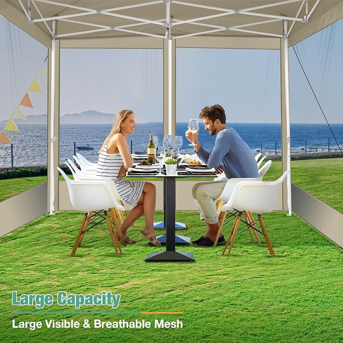 COBIZI 10x10 Canopy Tent, Heavy Duty Pop up Canopy - Image 5