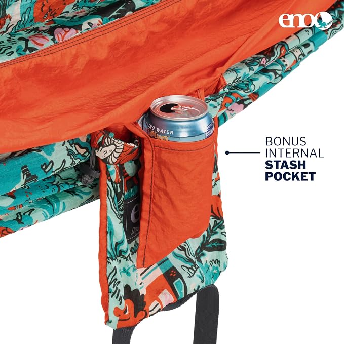 ENO, Eagles Nest Outfitters DoubleNest Lightweight Camping Hammock, 1 to 2 - Image 3