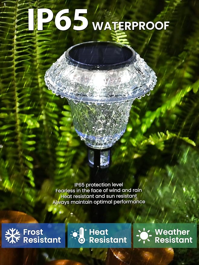 SOLPEX Solar Pathway Lights Garden Decor - Image 6