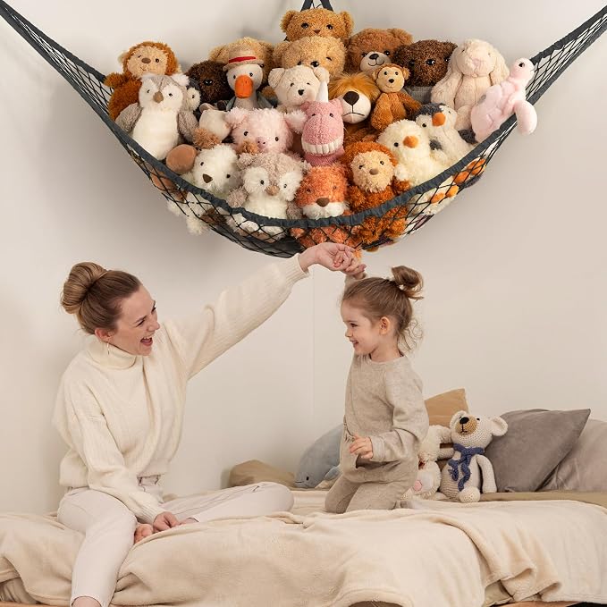 Stuffed Animal Storage Hammock Net Corner - Image 2