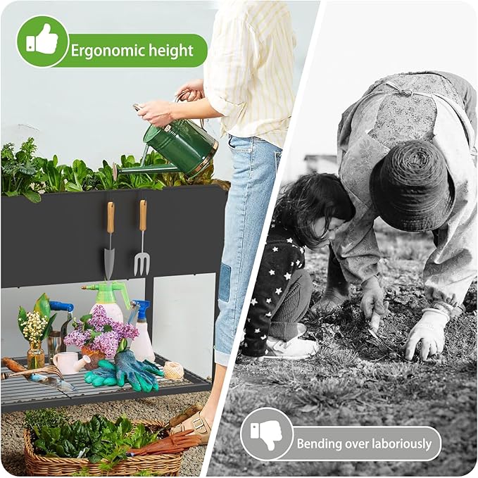 51 × 26 × 31.5 Inches Raised Garden Bed - Image 5