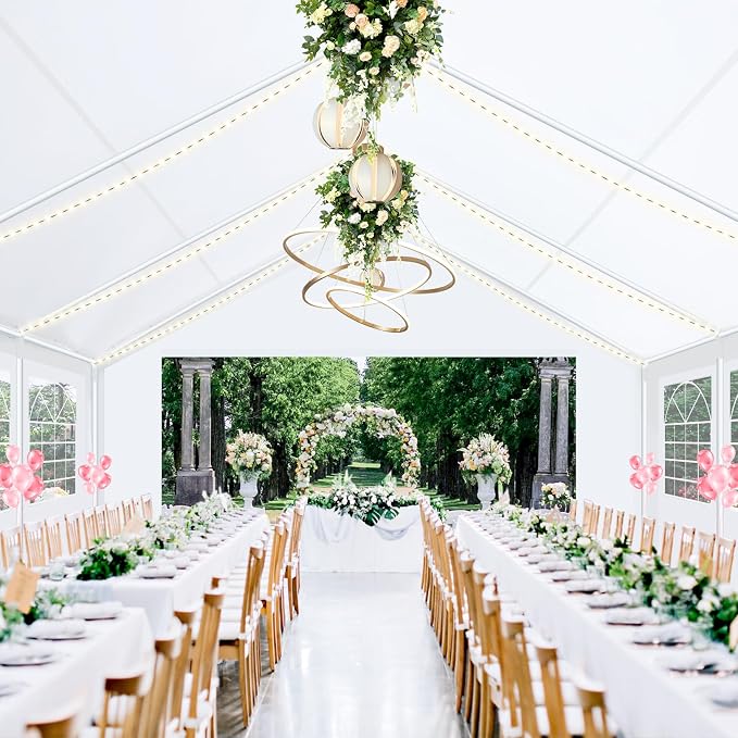 COBIZI 20x20 Party Tent Heavy Duty, Large Outdoor Wedding Tents - Image 7