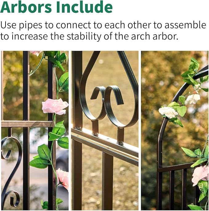 Metal Pergola Arbor - Image 8