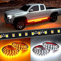 Nilight Truck Running Board Lights 2PCS 60 Inch LED Side Maker White Courtesy by Nilight