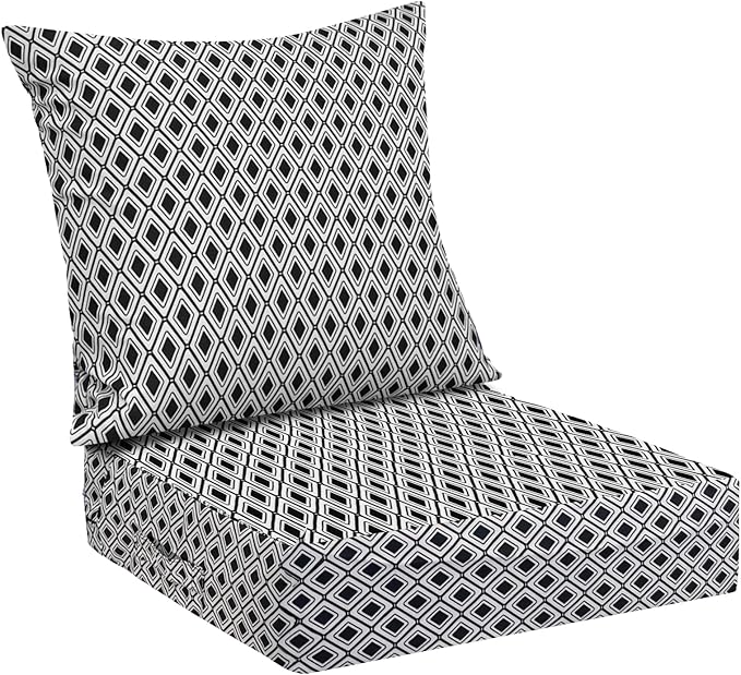 Outdoor Cushions for Patio Furniture, Outdoor Seat Cushion Set 24 x 24 x 4 Inch by IPYNBAP