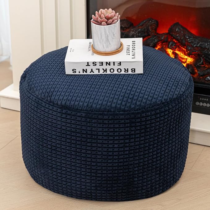Asuprui Supportive Pouf Ottoman Foot Rest Elevate Your Living Room Decor - Image 5