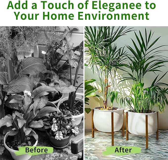 Airpark Adjustable Plant Stand Indoor, Metal Mid Century Modern Plants Stands - Image 7