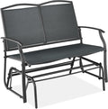 Best Choice Products 2-Person Outdoor Patio Swing Glider Steel Bench Loveseat by BestChoiceProducts