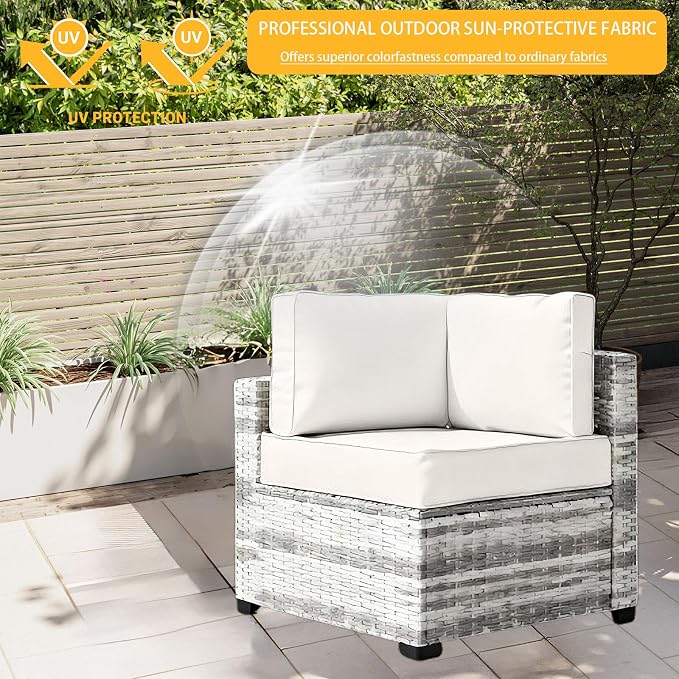 Outdoor Cushion Covers for Patio Furniture, Patio Cushion Covers Replacement - Image 5