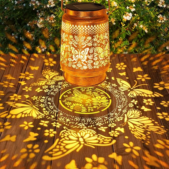Solar Lanterns Outdoor Butterfly Garden Decor, Gifts - Image 2