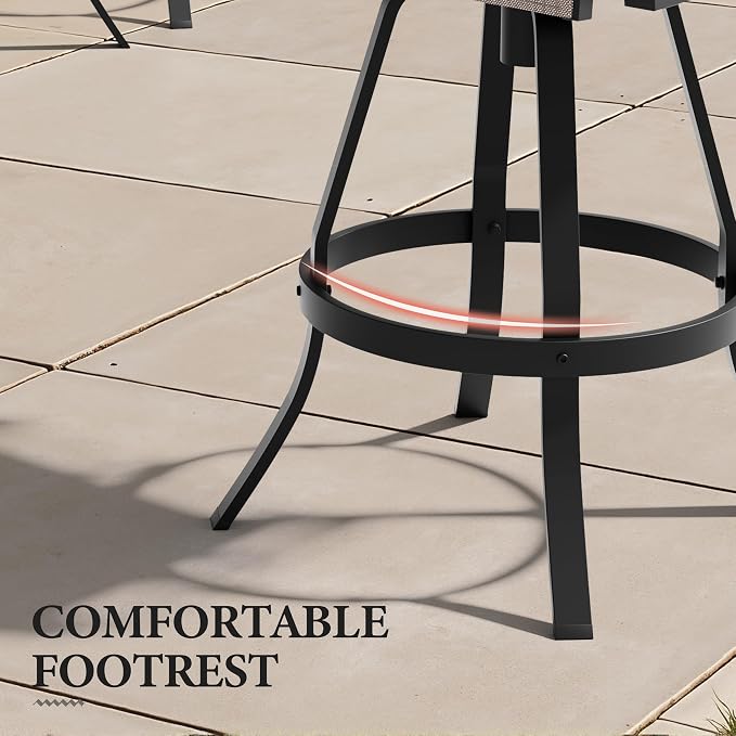 Crestlive Products Outdoor Swivel Bar Stools - Image 7